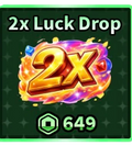 3 2x Luck Gamepass